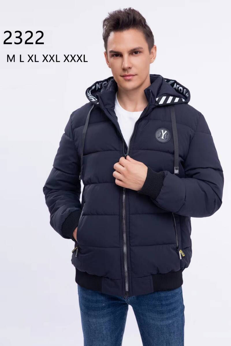 Kurtka męska zimowa Roz M-3XL, 1 Kolor Paczka 5 szt